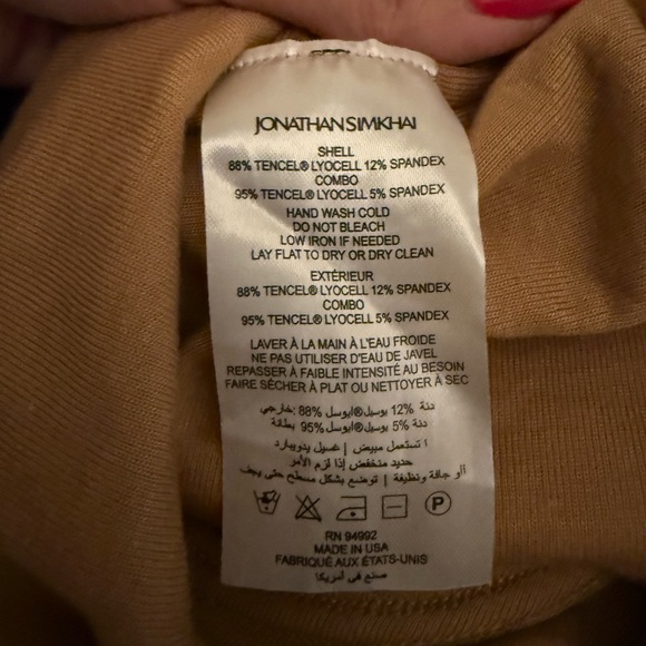 NWT JONATHAN SIMKHAI DEE BUSTIER TANK TOP SIZE XL - Picture 7 of 7